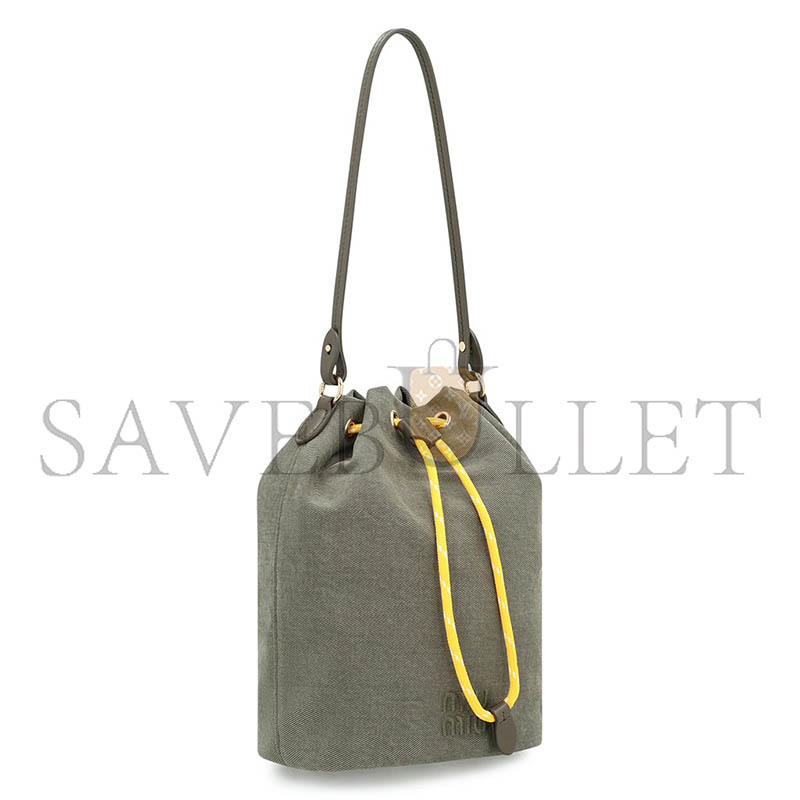 MIU MIU GABARDINE POUCH 5NR038 (22.5*16*10.5cm)